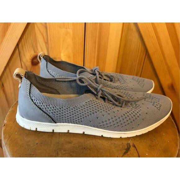 Earth Spirit Gelron Women’s Size 9 Oxford Shoes Gray Perforated Lace Up Sneakers - Picture 1 of 8